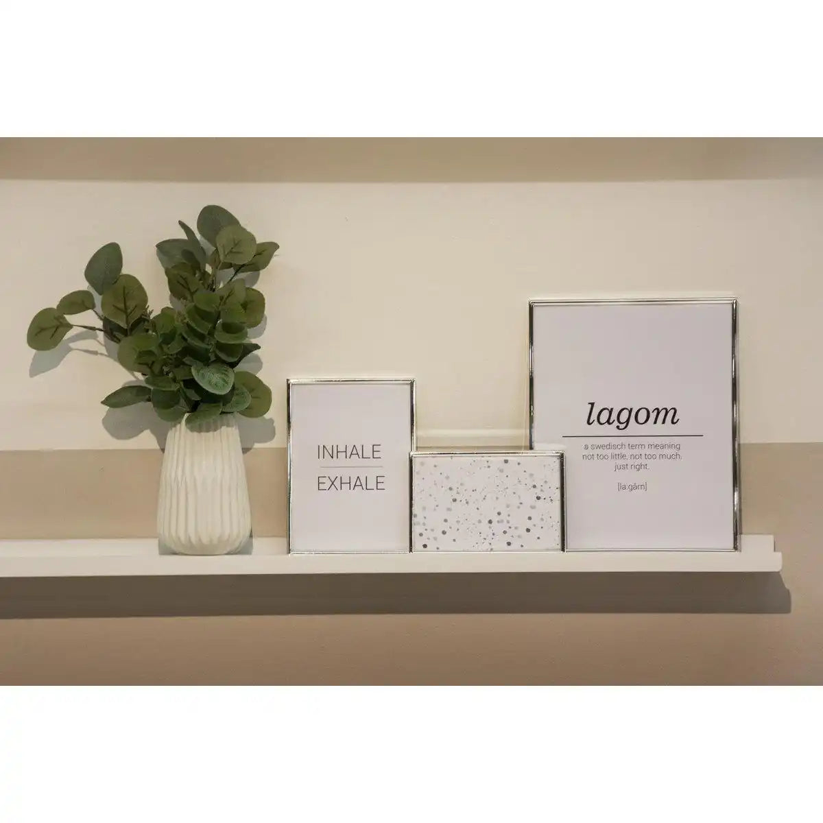 Fotorahmen Genua für Foto 20 x 25 cm edel versilbert - HomeDesign Knaus