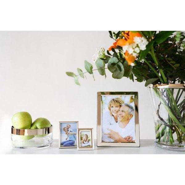 Fotorahmen Salerno für Foto 10 x 15 cm, edel versilbert - HomeDesign Knaus