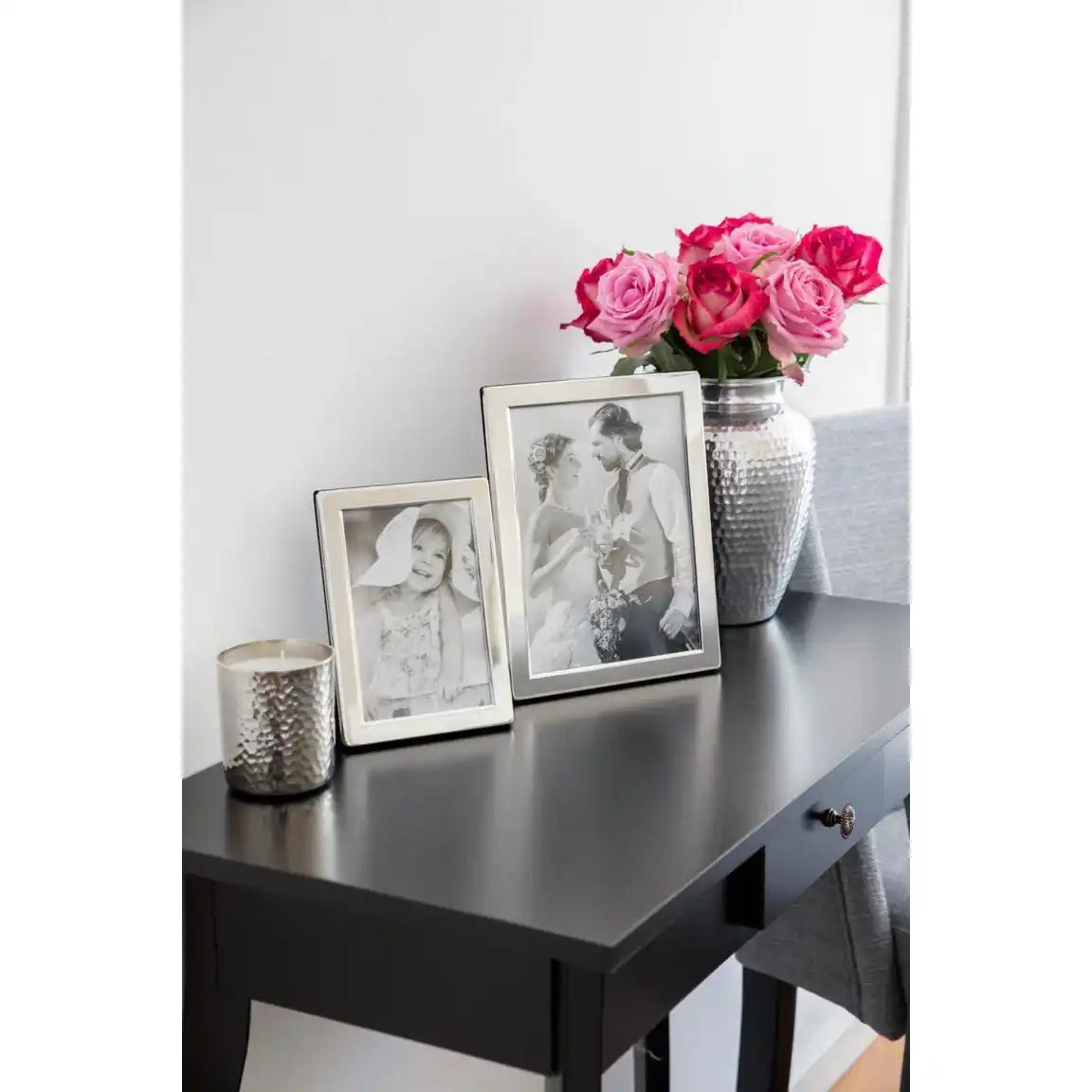 Fotorahmen Salerno für Foto 15 x 20 cm, edel versilbert - HomeDesign Knaus