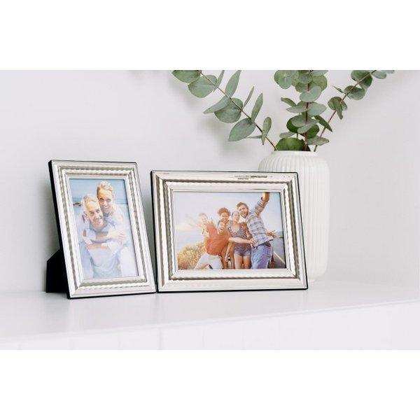Fotorahmen Urbino für Foto 10 x 15 cm, edel versilbert - HomeDesign Knaus