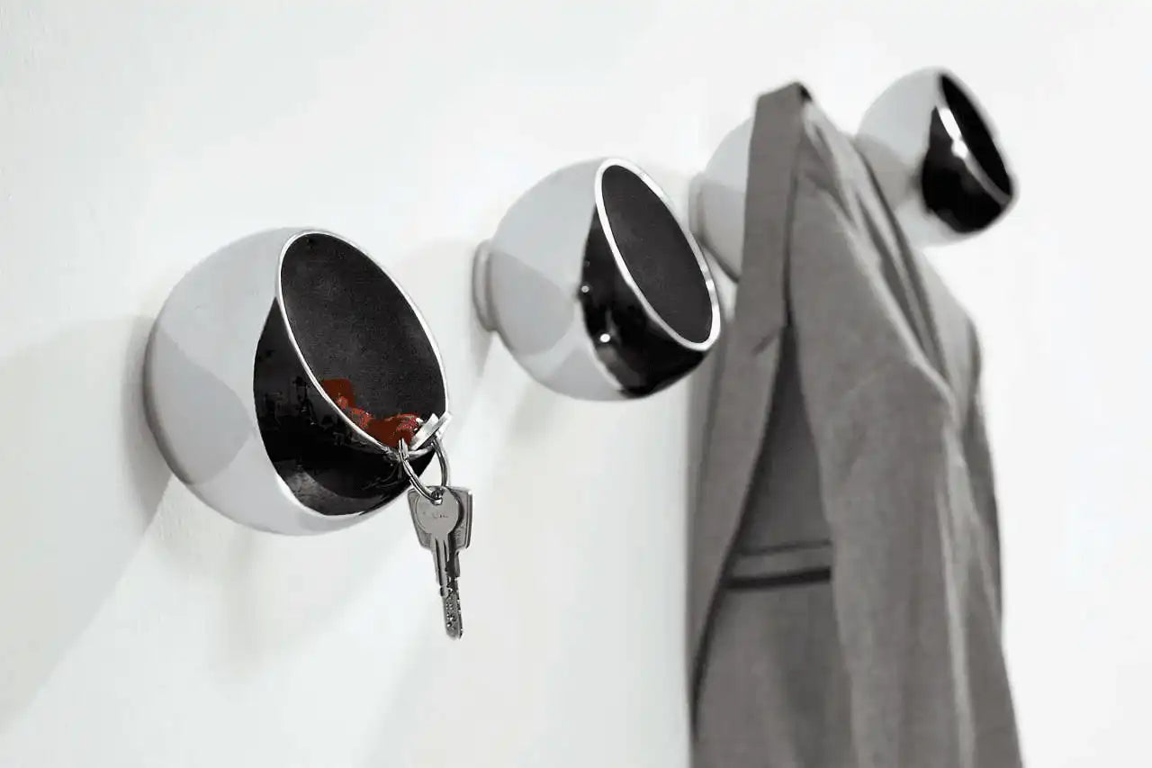 Garderobenkugel Schlüsselablage Garderobe Aluminium - HomeDesign Knaus
