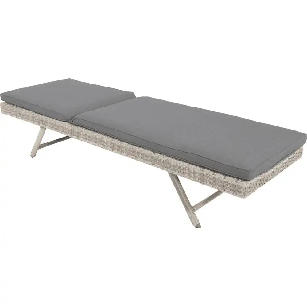 Gartenliege Valencia Smok Sonnenliege grau - HomeDesign Knaus