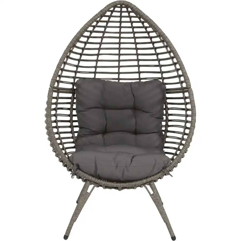 Gartenstuhl Chill Straw Relaxsessel Relaxstuhl Polyrattan-Geflecht - HomeDesign Knaus