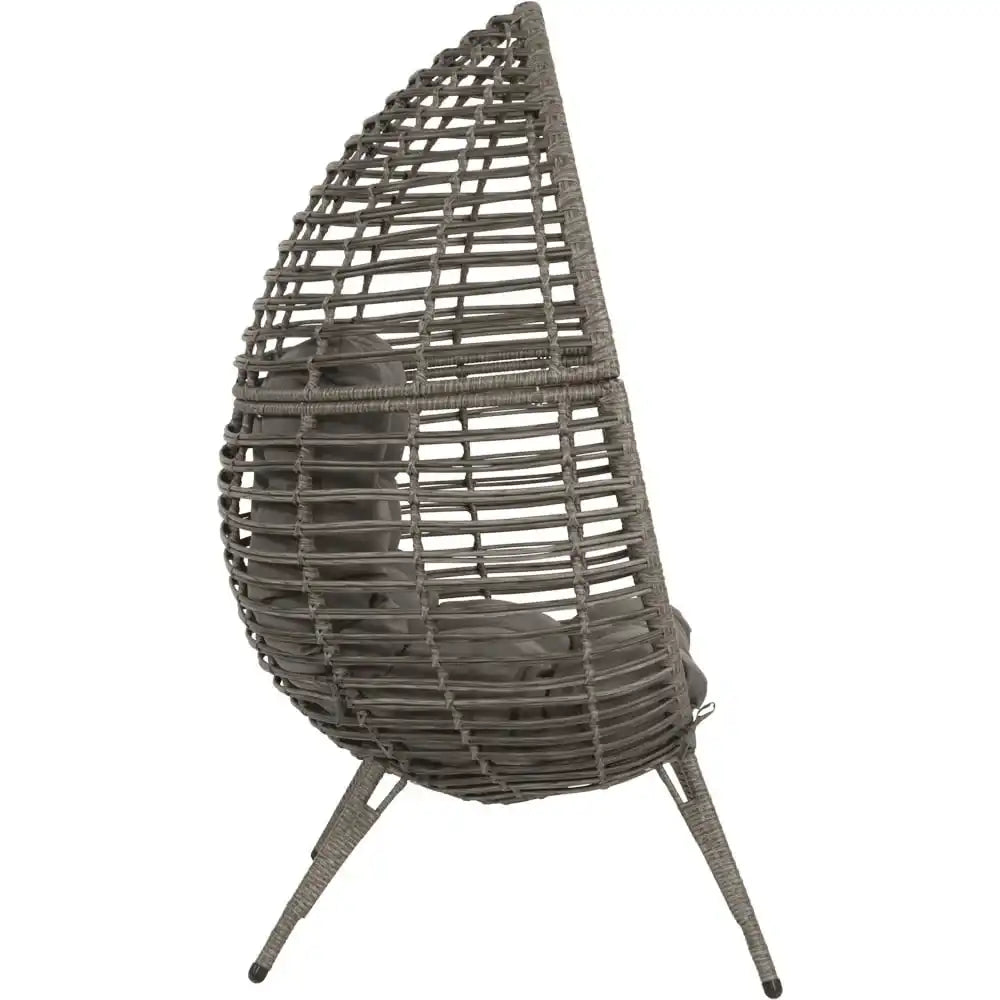 Gartenstuhl Chill Straw Relaxsessel Relaxstuhl Polyrattan-Geflecht - HomeDesign Knaus