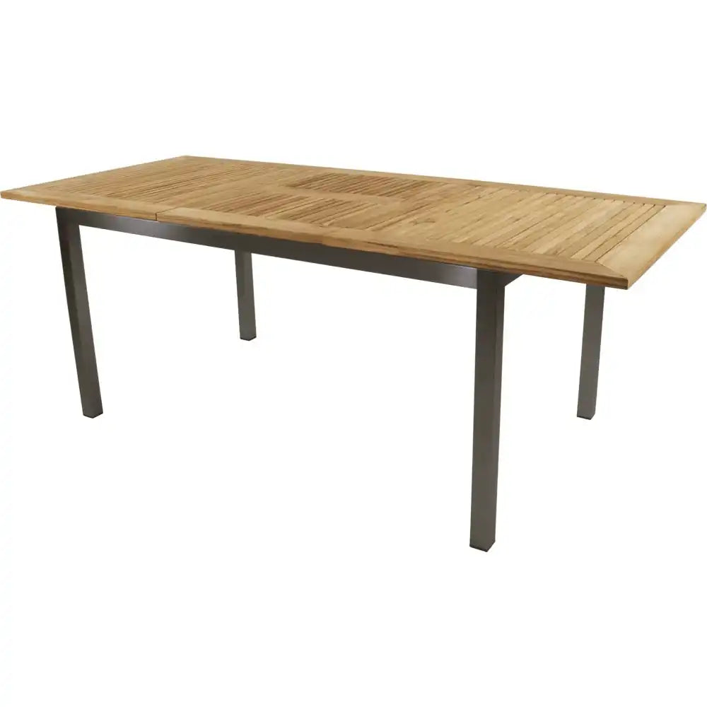 Gartentisch Ausziehtisch Esstisch Marmaris Edelstahl 152/210x90 - HomeDesign Knaus