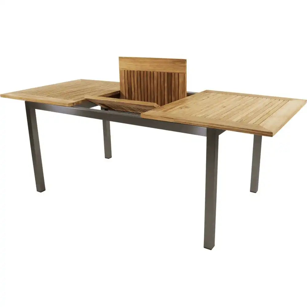 Gartentisch Ausziehtisch Esstisch Marmaris Edelstahl 152/210x90 - HomeDesign Knaus