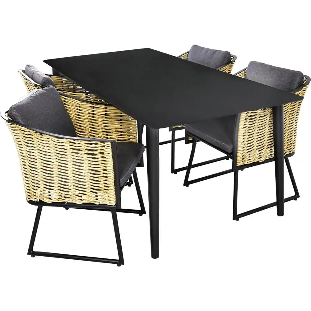 Gartentisch Esstisch Crest Alu Pulverbeschichtet 180x90 - HomeDesign Knaus