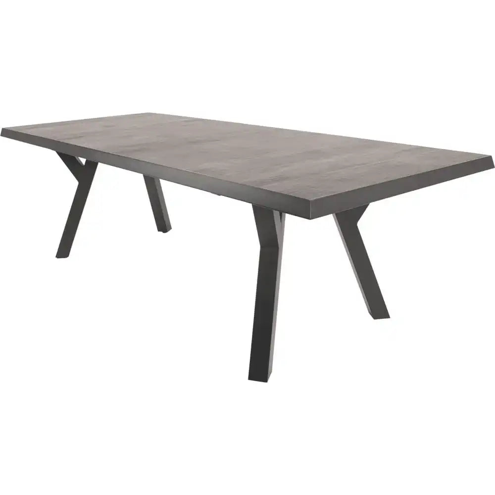 Gartentisch Esstisch Lounge Tisch hoch Prato 2.0 Negro 243x103cm - HomeDesign Knaus