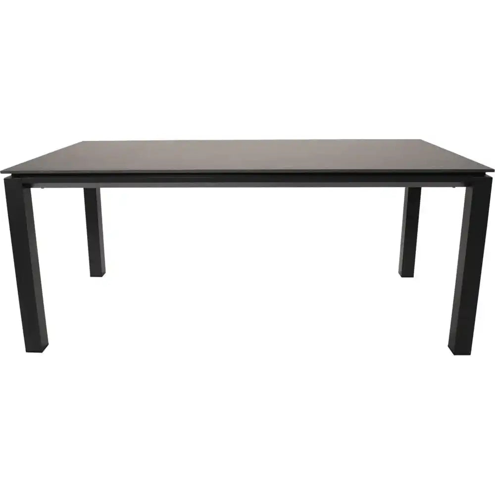Gartentisch Esstisch Monaco Negro Steinplatte 180x90cm - HomeDesign Knaus