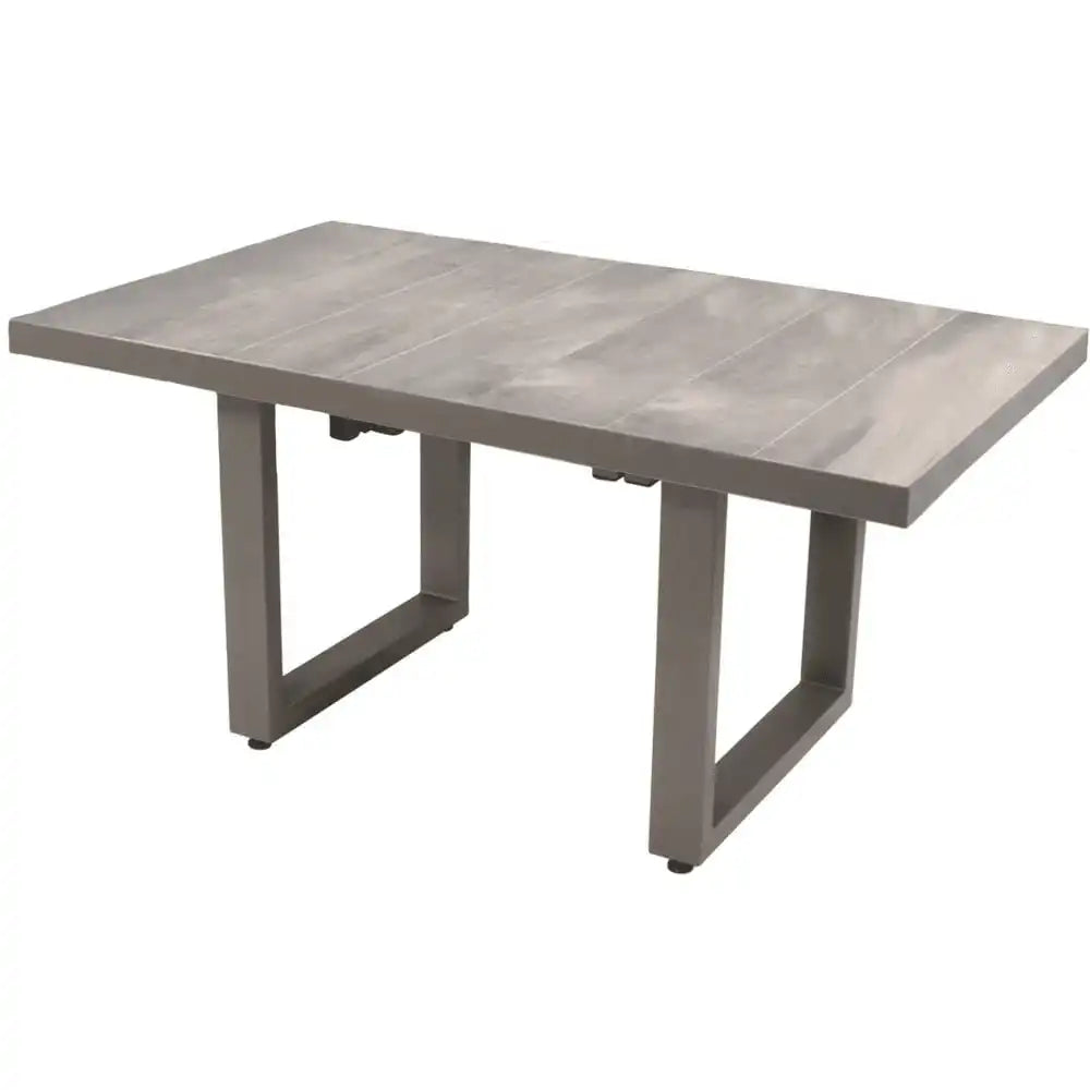 Gartentisch Lounge Tisch hoch Prato Pardo Esstisch 140x85cm - HomeDesign Knaus