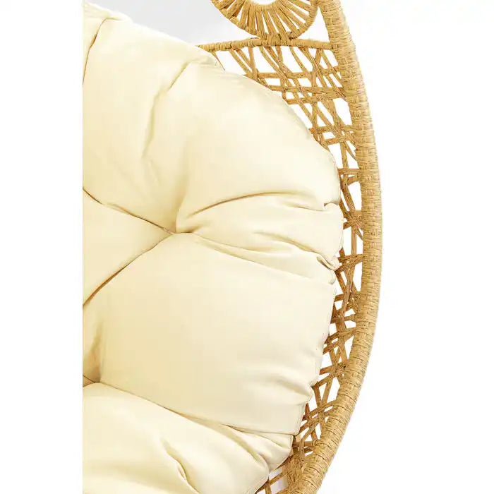 Geflochten Hängesessel Lounge Sessel Stahl Gartensessel Ibiza Style - HomeDesign Knaus