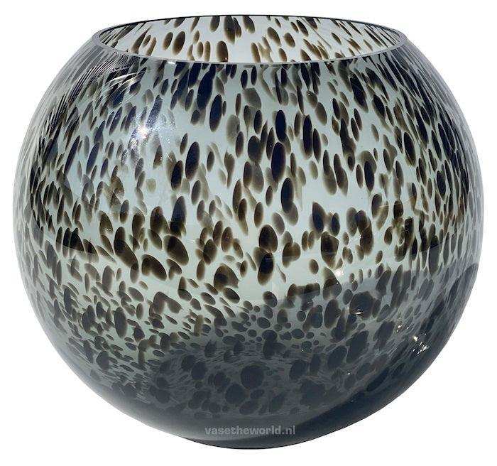 Gepard Deko Vase Blumenvase Bodenvase Handarbeit Mundgeblasen - HomeDesign Knaus
