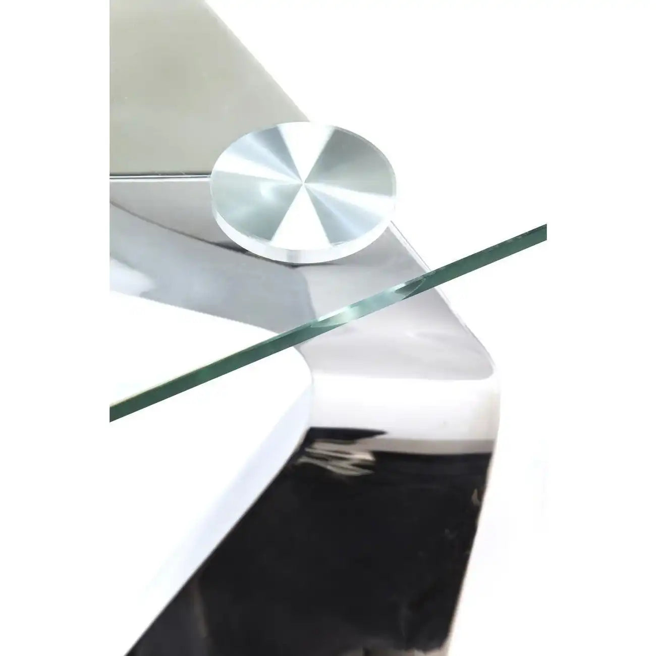 Gloria Konsole Sicherheitsglas Konsolen-Tisch Deko Chrom Sicherheitsglas - HomeDesign Knaus