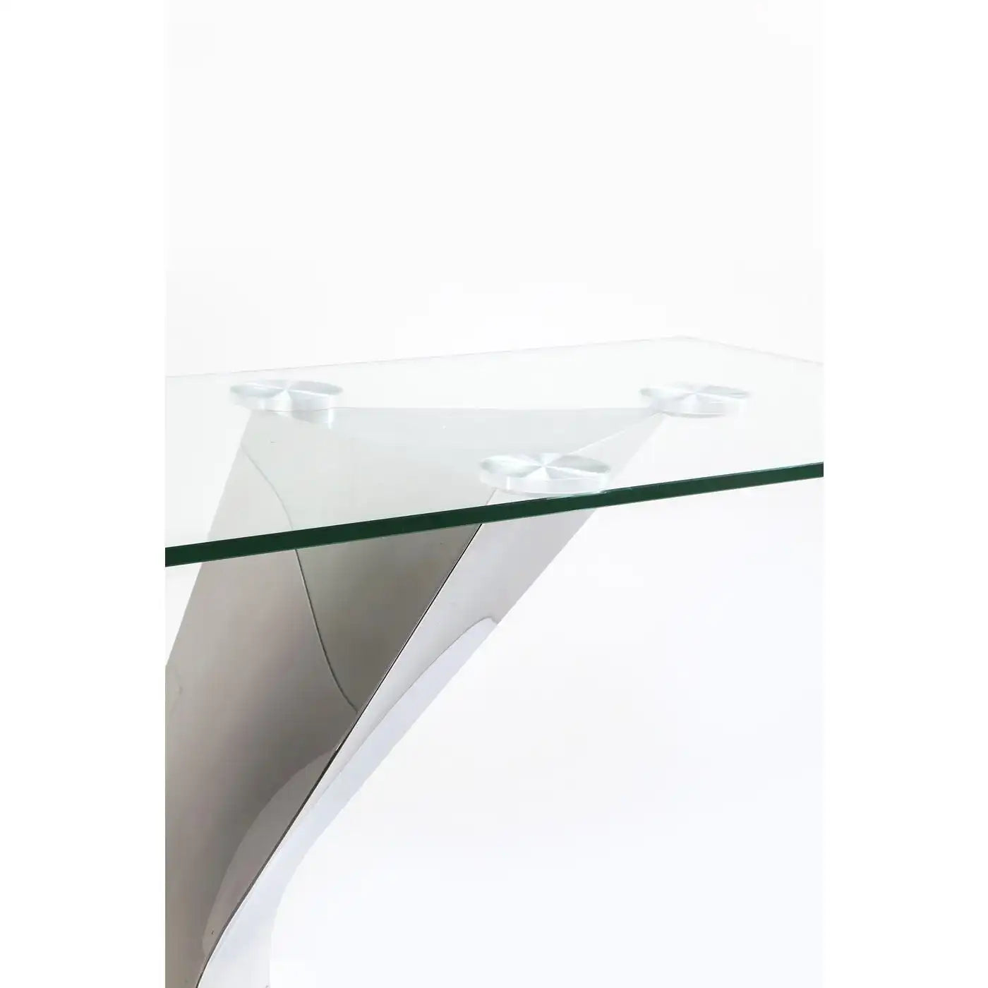 Gloria Konsole Sicherheitsglas Konsolen-Tisch Deko Chrom Sicherheitsglas - HomeDesign Knaus