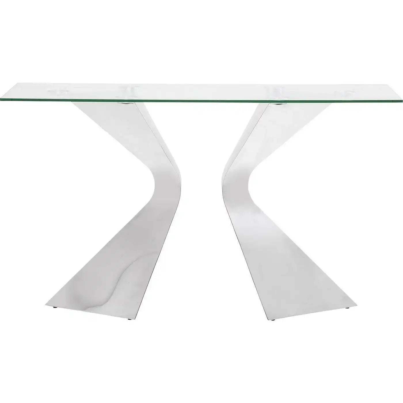 Gloria Konsole Sicherheitsglas Konsolen-Tisch Deko Chrom Sicherheitsglas - HomeDesign Knaus