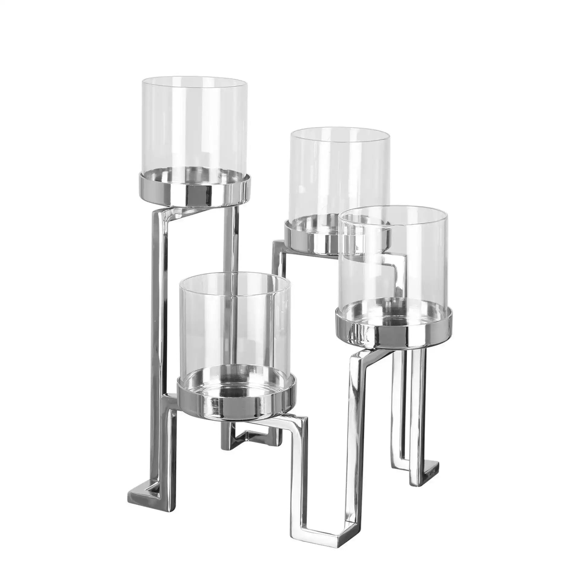 Grant Kerzenhalter Chrom Unikat Handarbeit Unikat - HomeDesign Knaus