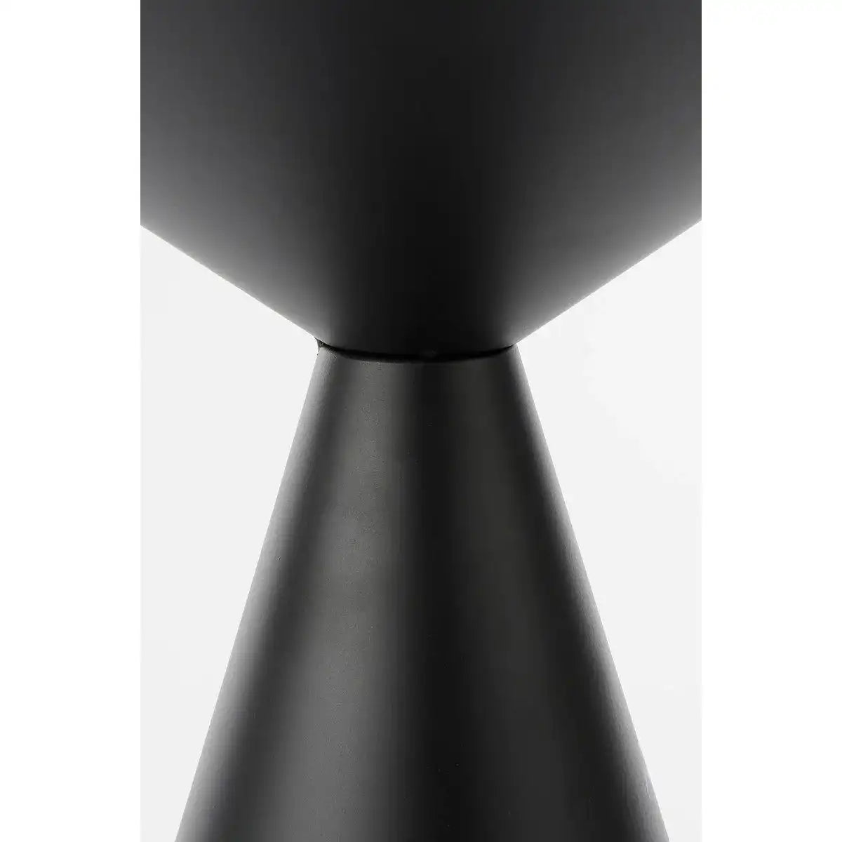 Großzügiger Beistelltisch – H55 x Ø40 cm – Metall – Schwarz - HomeDesign Knaus