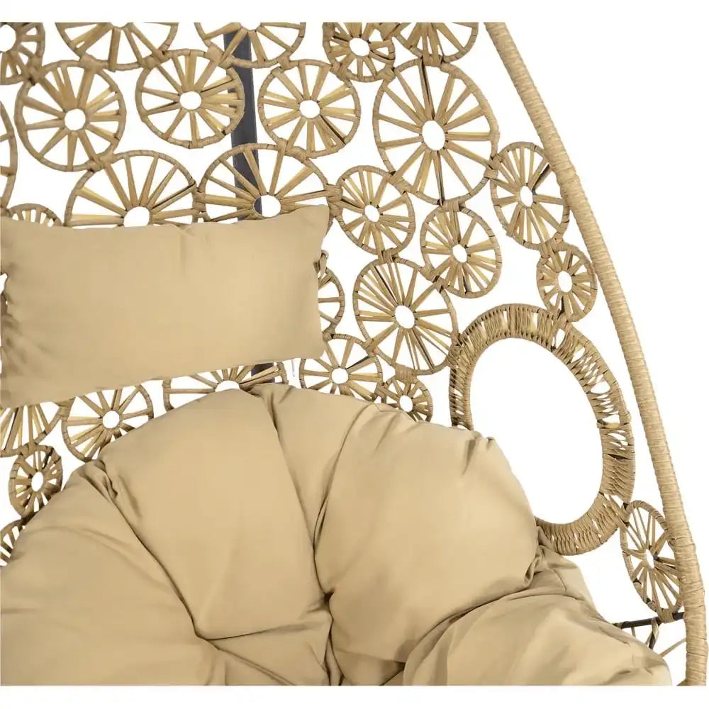 Hängesessel Relaxsessel Flower pulverbeschichtete Stahlgestell - HomeDesign Knaus