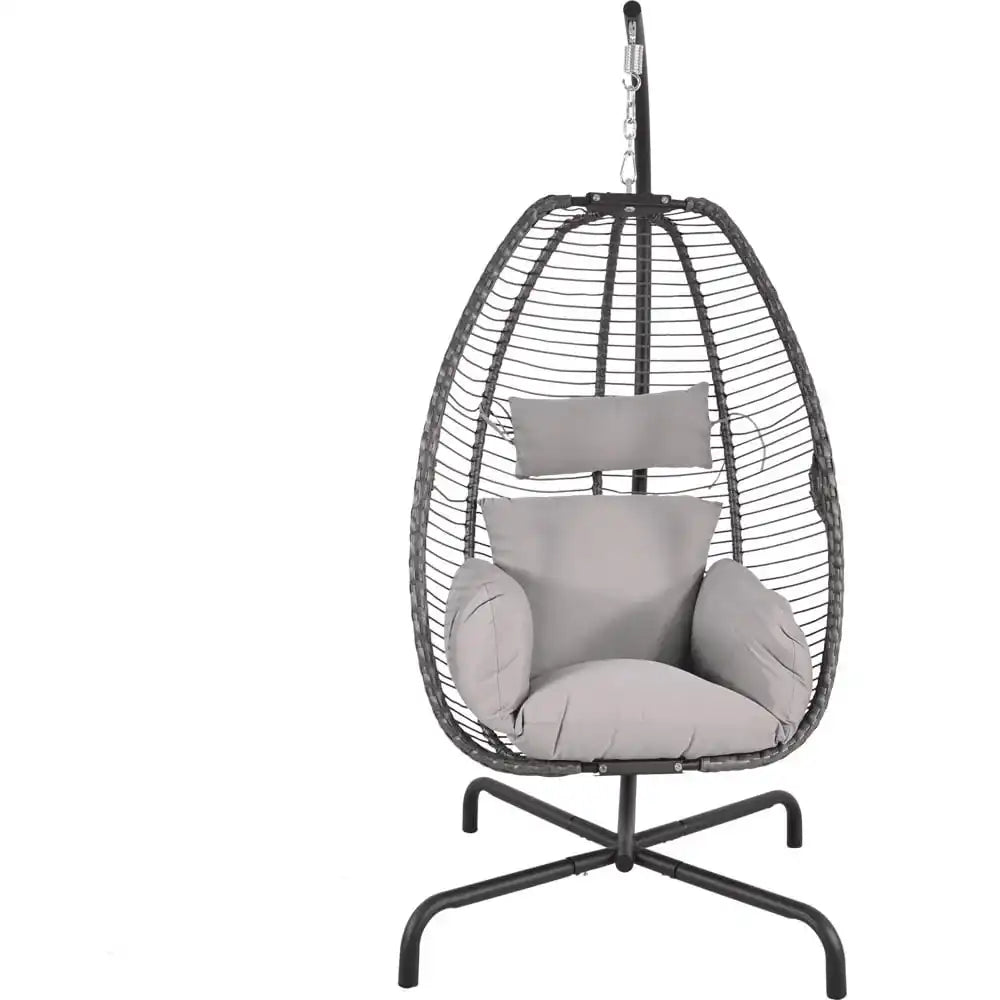 Hängesessel Relaxsessel Rope pulverbeschichtete Stahlgestell - HomeDesign Knaus