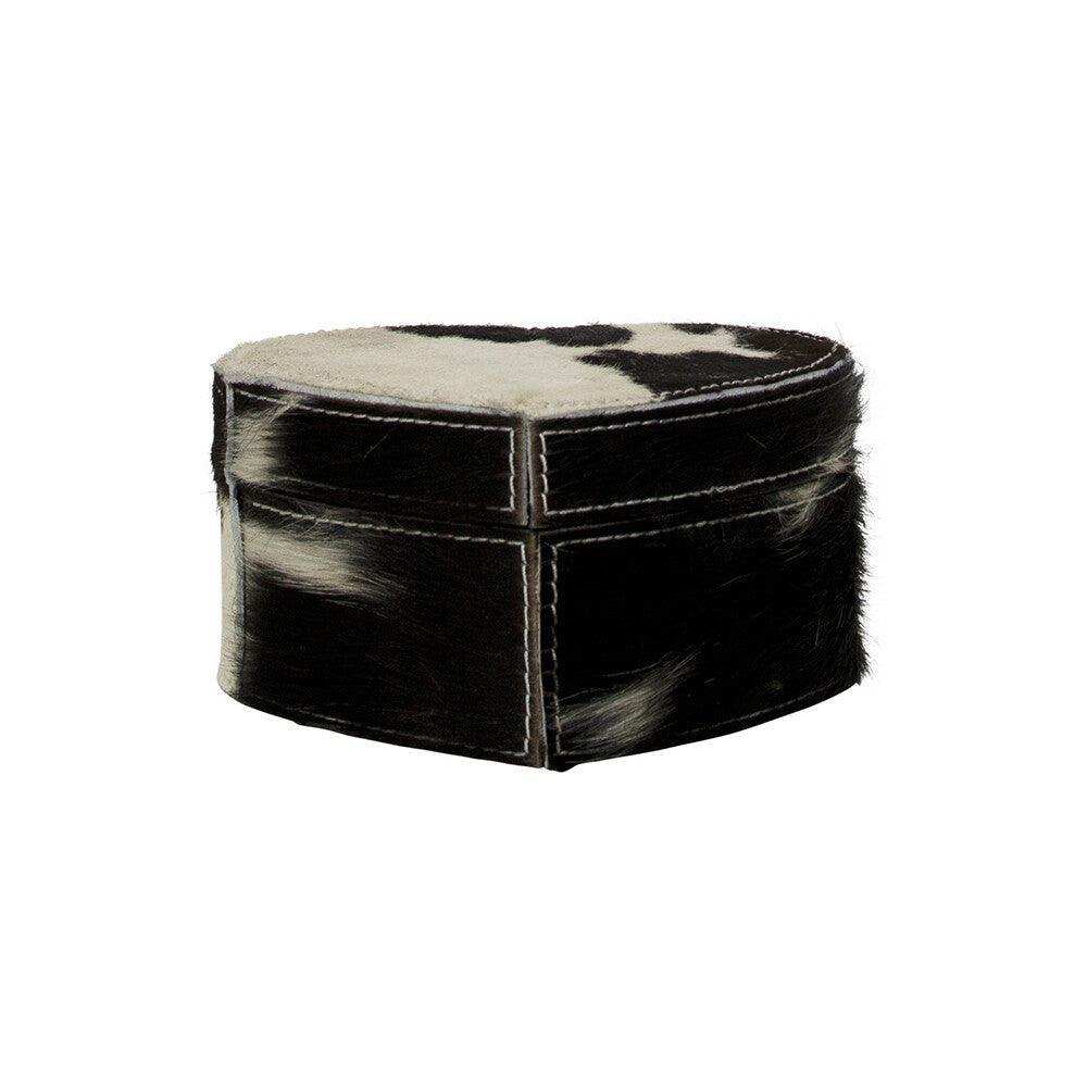 Herz Aufbewahrungsbox Schmuck Kuhleder Goldschmuck Schmuckkasten - HomeDesign Knaus
