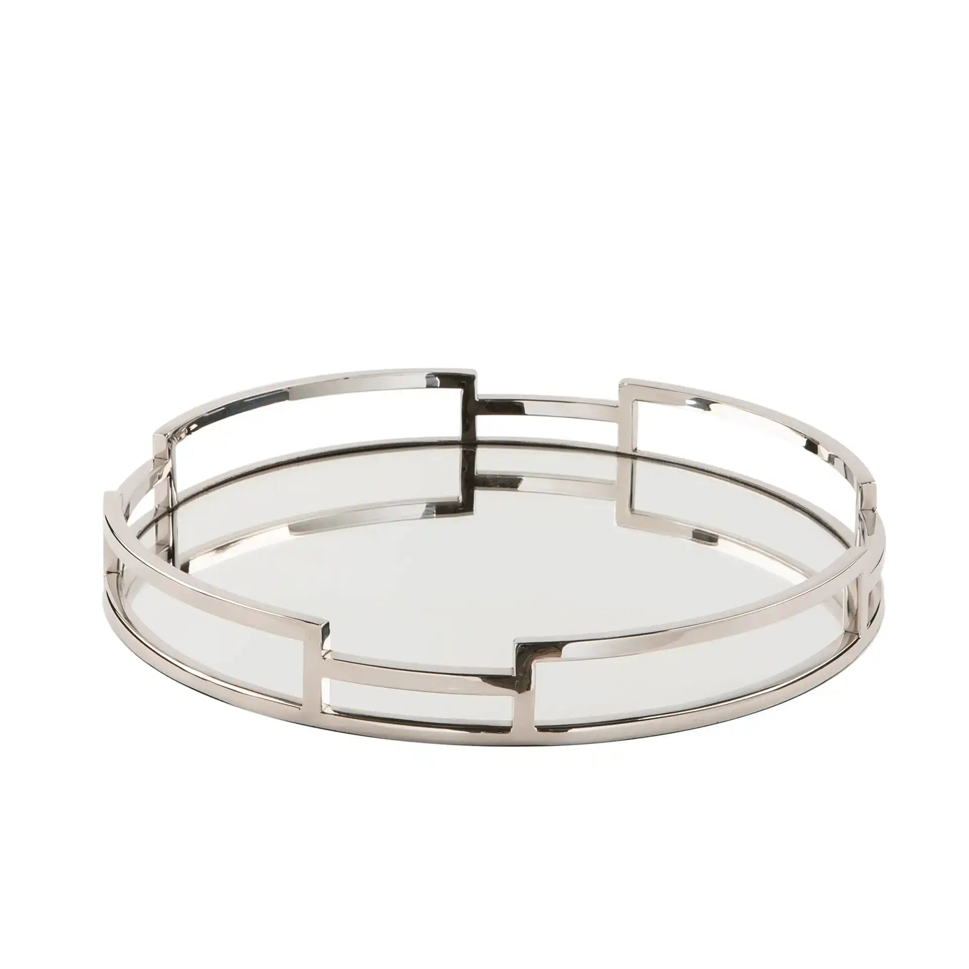 HOMMAGE Tablett Serviertablett Edelstahl Hochglanz poliert - HomeDesign Knaus