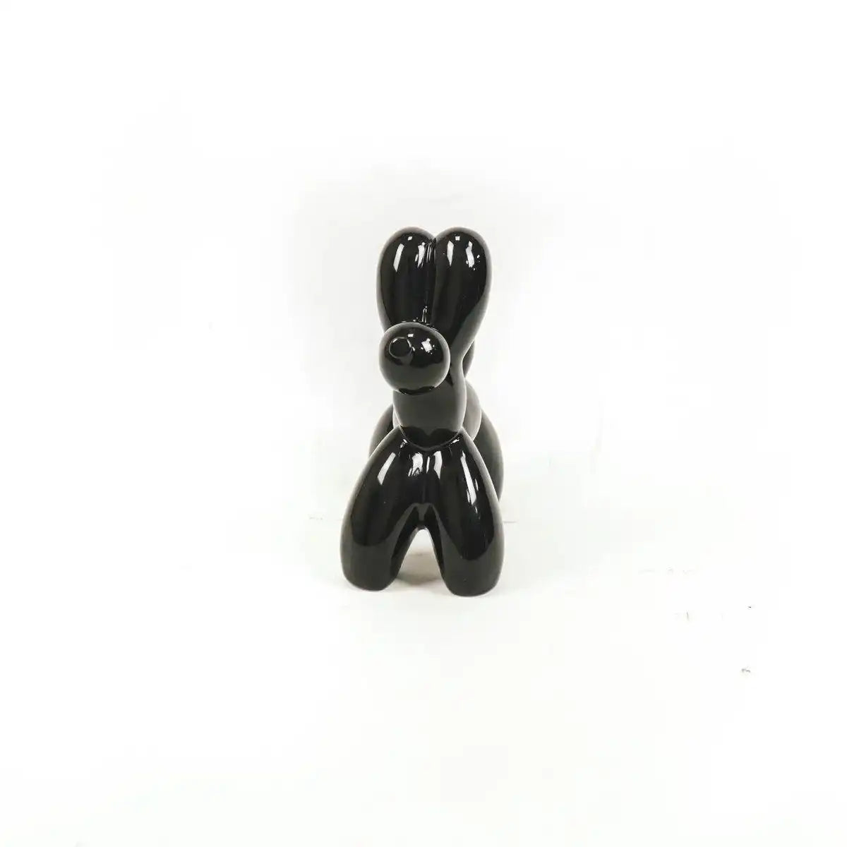 Housevitamin Doggy Style Ballon-Ornament – Schwarz – 8 x 18,5 x 8 cm - HomeDesign Knaus