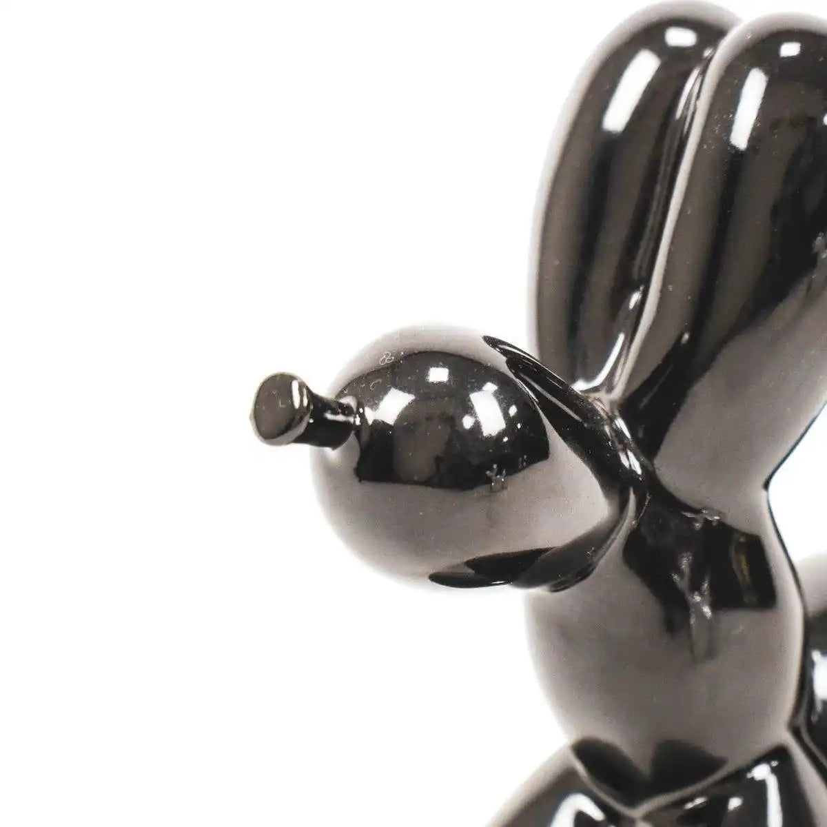 Housevitamin Doggy Style Ballon-Ornament – Schwarz – 8 x 18,5 x 8 cm - HomeDesign Knaus