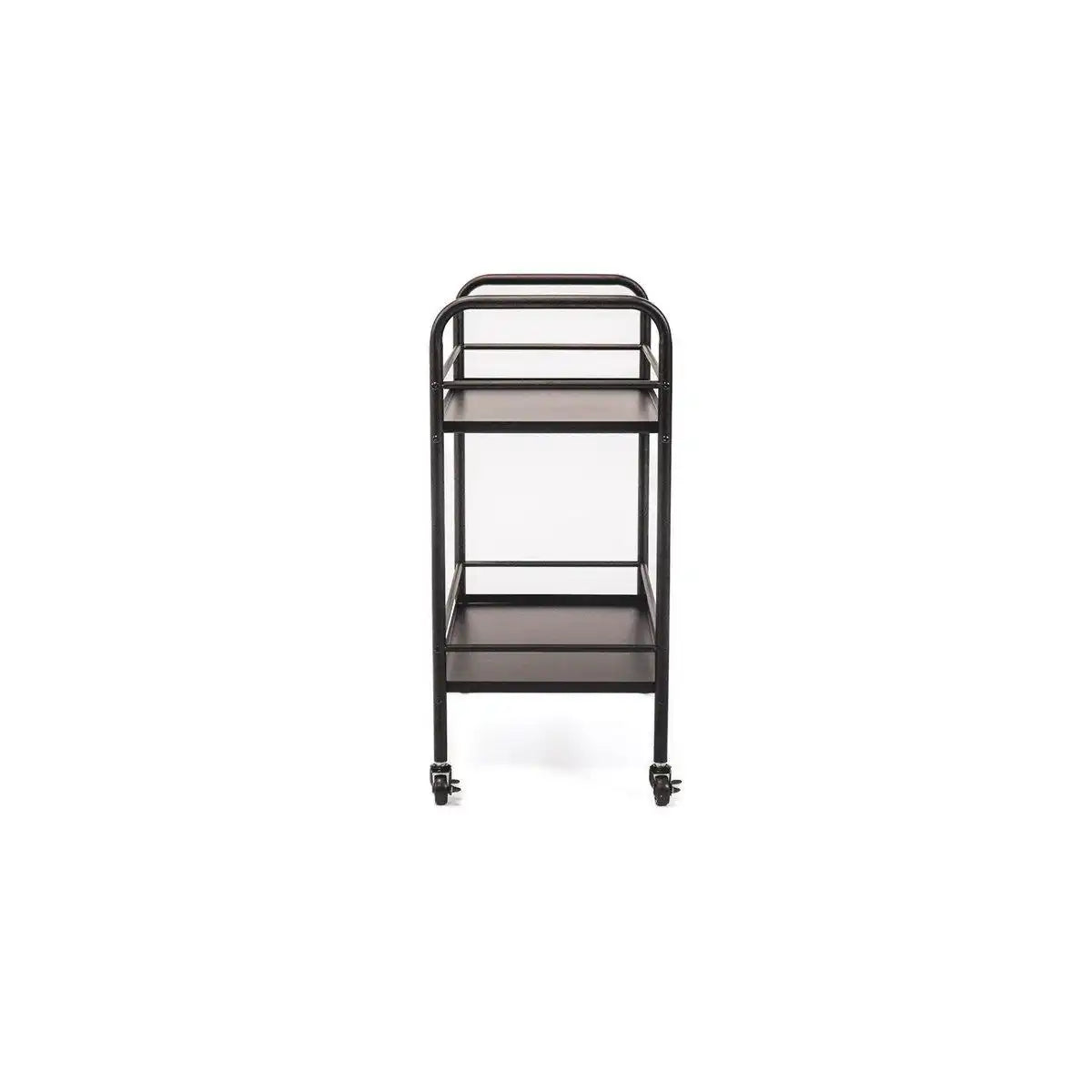 Housevitamin Servierwagen aus Metall – Schwarz – 60 x 30 x 66,5 cm - HomeDesign Knaus