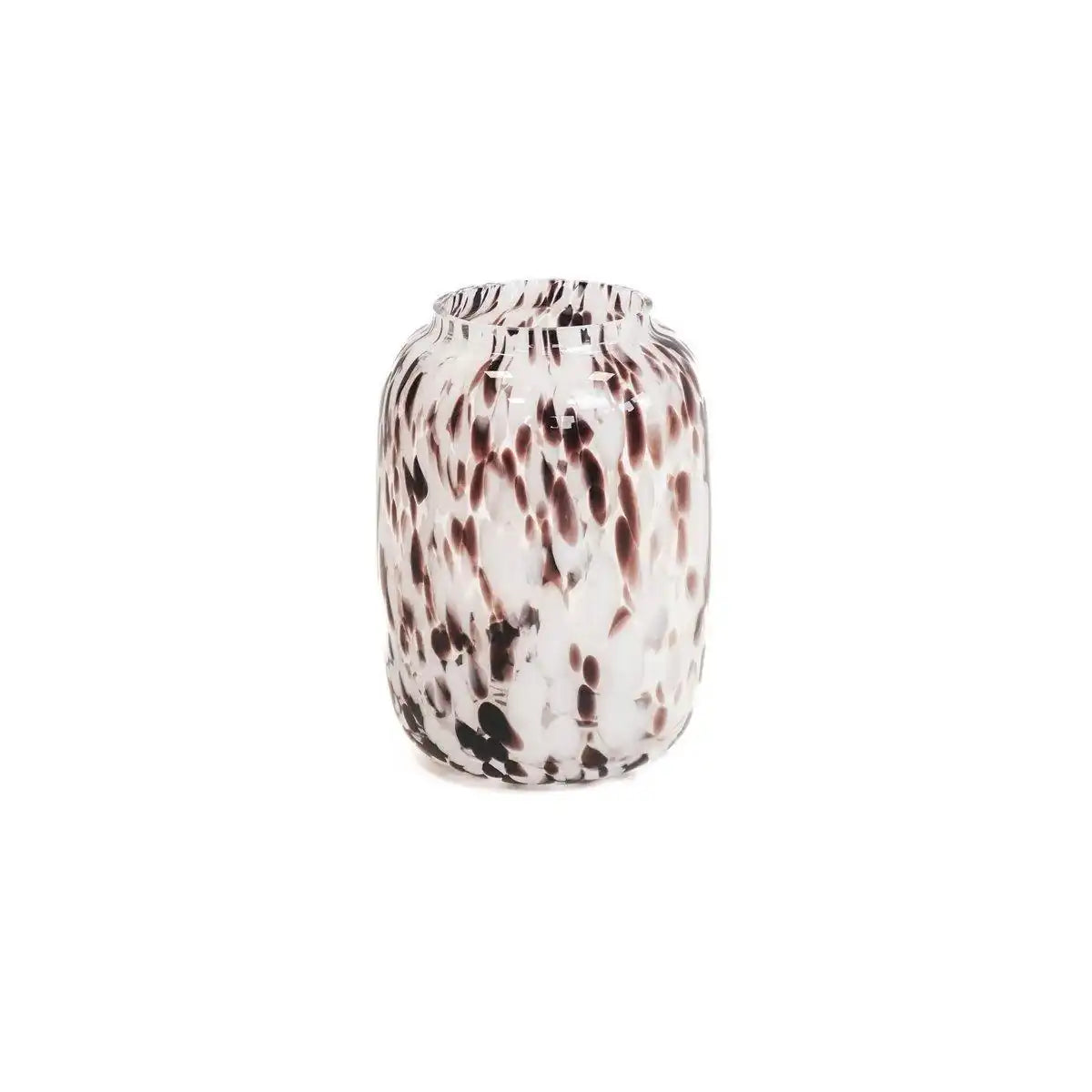 Housevitamin Vase Dots - Weiß/Schwarz - 18x25cm - HomeDesign Knaus