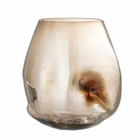 Ifza Vase Blumenvase Mundgeblasen braun - HomeDesign Knaus