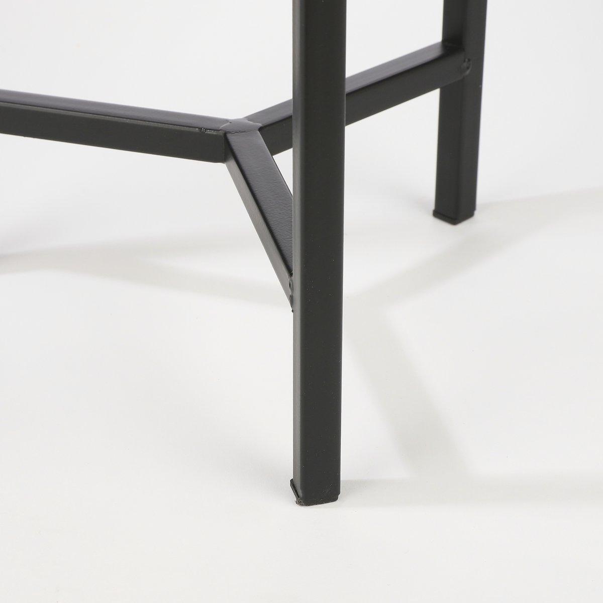Jessy Blumentopf auf Ständer – 2er-Set – H79 x Ø28 cm – Metall – Schwarz - HomeDesign Knaus