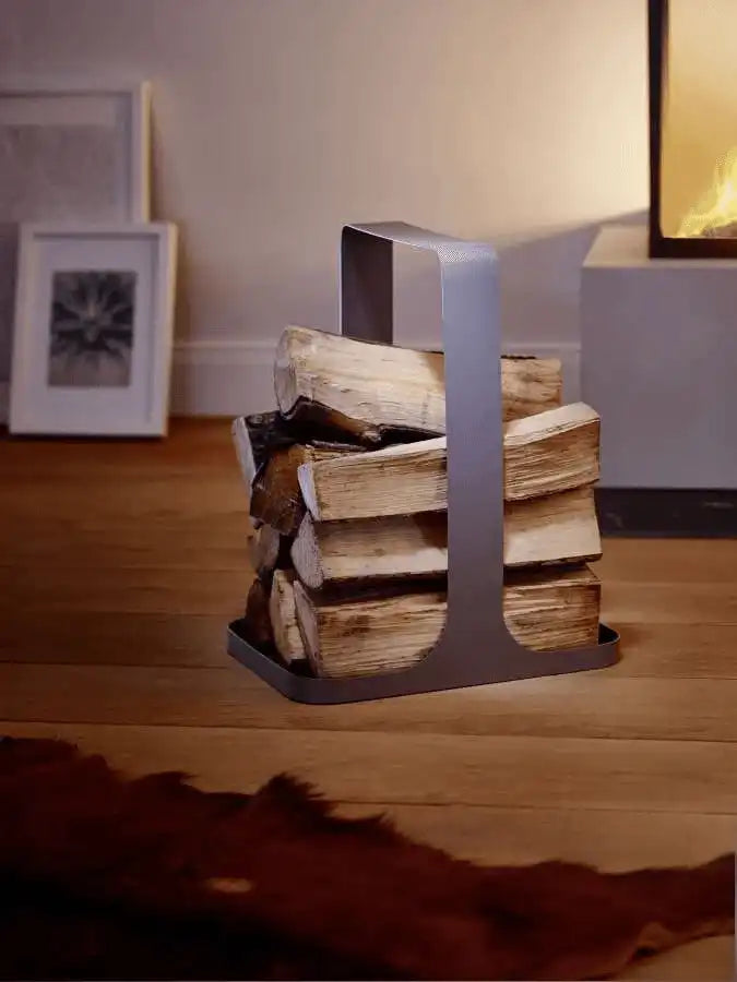 Kaminholzbutler Kaminholz Regal Stahl Pulverbeschichtet - HomeDesign Knaus