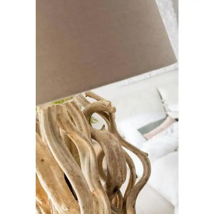 Kare Design Stehleuchte Massivholz naturbelassen Scultra Akazienholz - HomeDesign Knaus