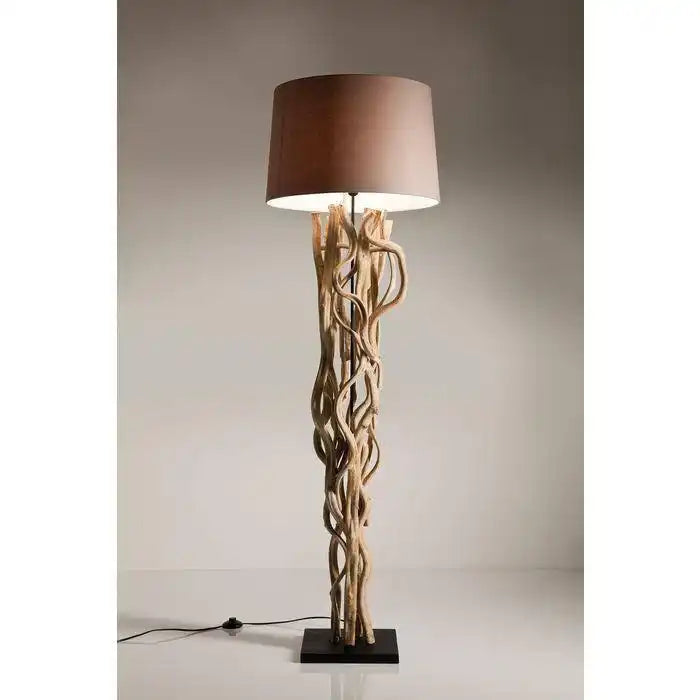 Kare Design Stehleuchte Massivholz naturbelassen Scultra Akazienholz - HomeDesign Knaus