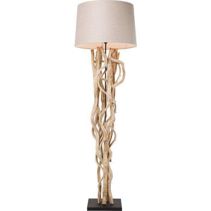 Kare Design Stehleuchte Massivholz naturbelassen Scultra Akazienholz - HomeDesign Knaus