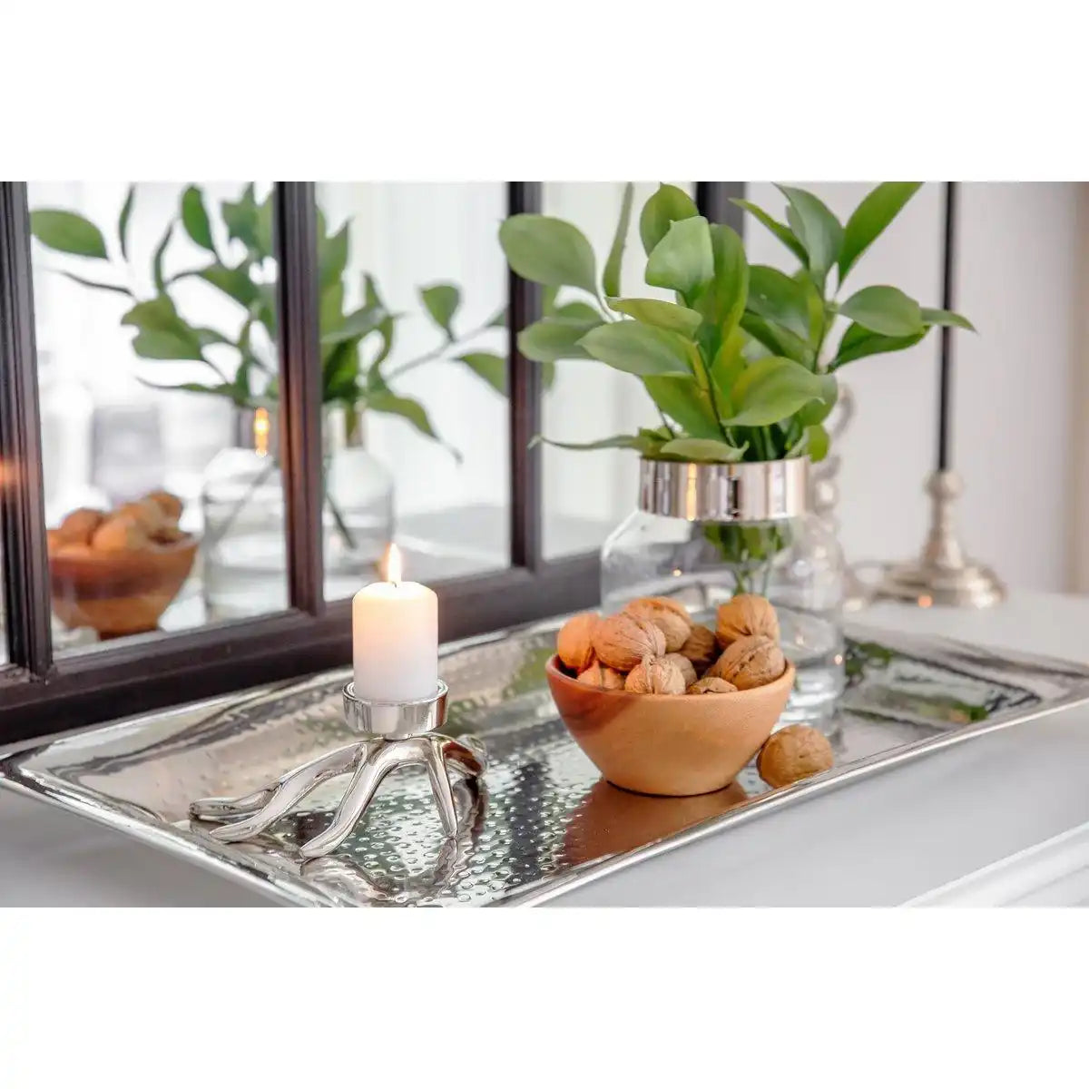 Kerzenleuchter Geweih Keke für handelsübliches Teelicht - HomeDesign Knaus