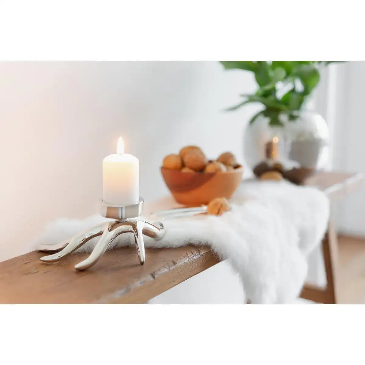 Kerzenleuchter Geweih Keke für handelsübliches Teelicht - HomeDesign Knaus