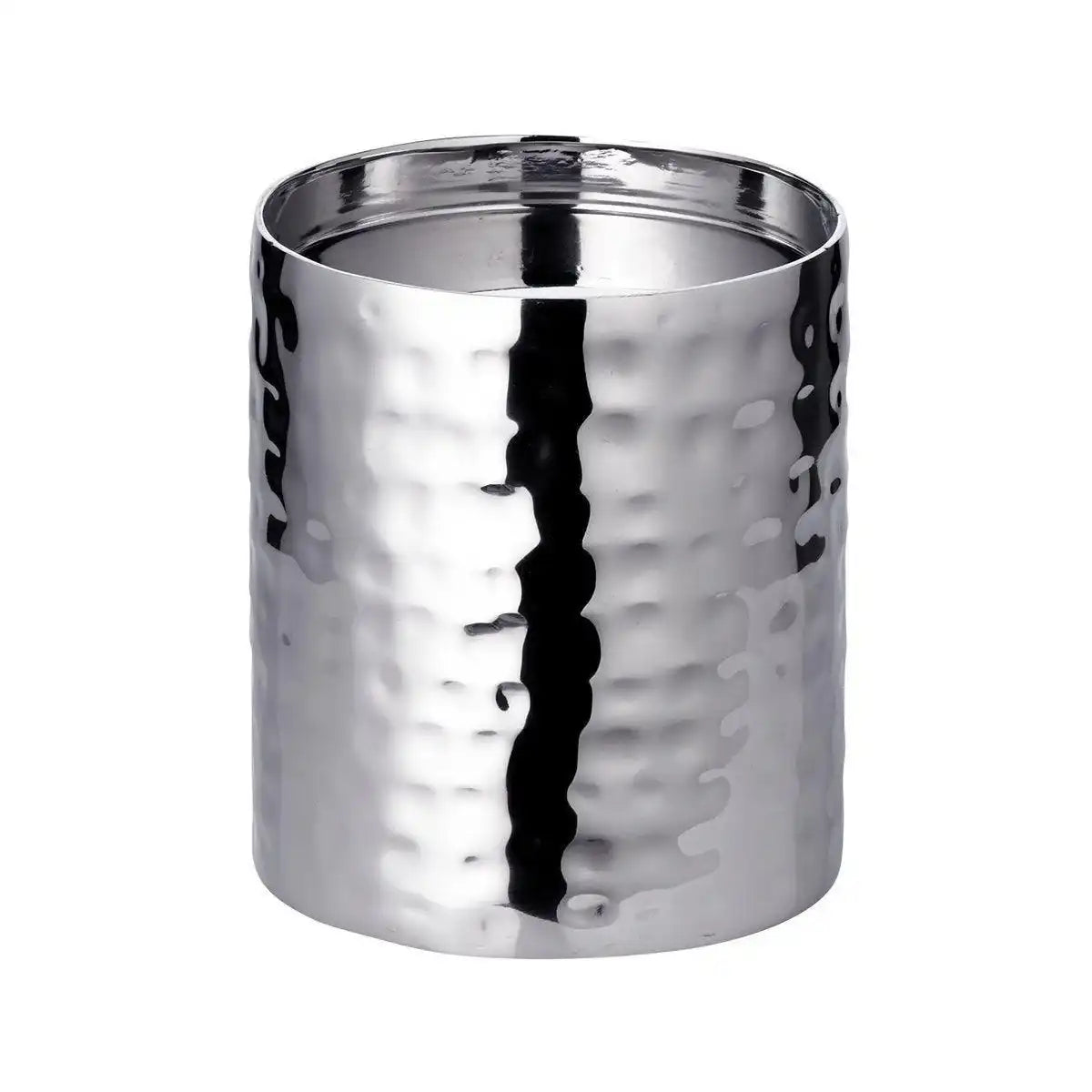 Kerzenleuchter Kerzenteller Agadir, Edelstahl hochglanzpoliert, Durchmesser 8,5 cm, Höhe 10 cm - HomeDesign Knaus