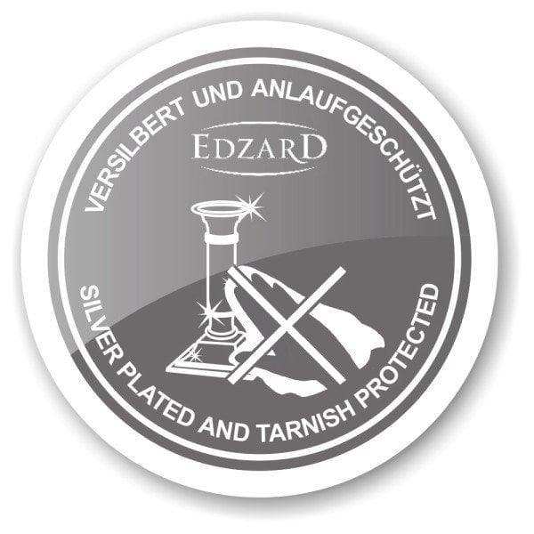 Kerzenleuchter Lincoln mit schwarzem Schaft edel versilbert 15 cm - HomeDesign Knaus