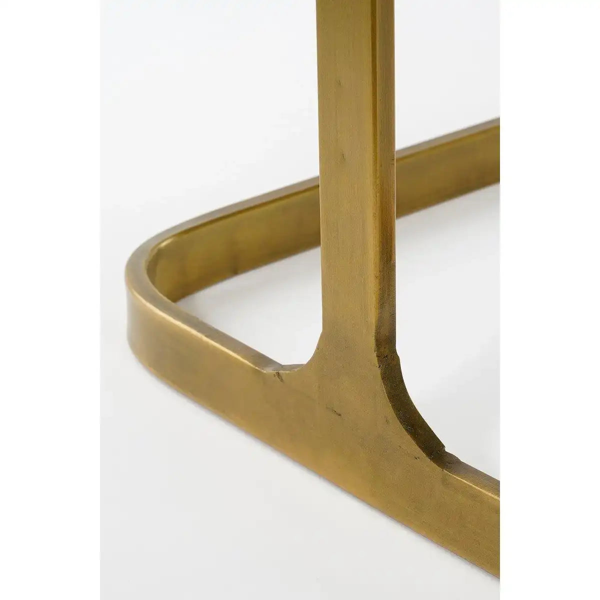Kevin Beistelltisch – 2er-Set – L48 x B37 x H52 cm – Metall – Gold - HomeDesign Knaus