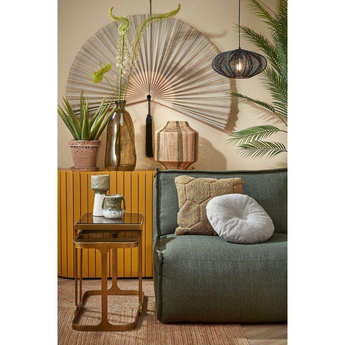 Kevin Beistelltisch – 2er-Set – L48 x B37 x H52 cm – Metall – Gold - HomeDesign Knaus