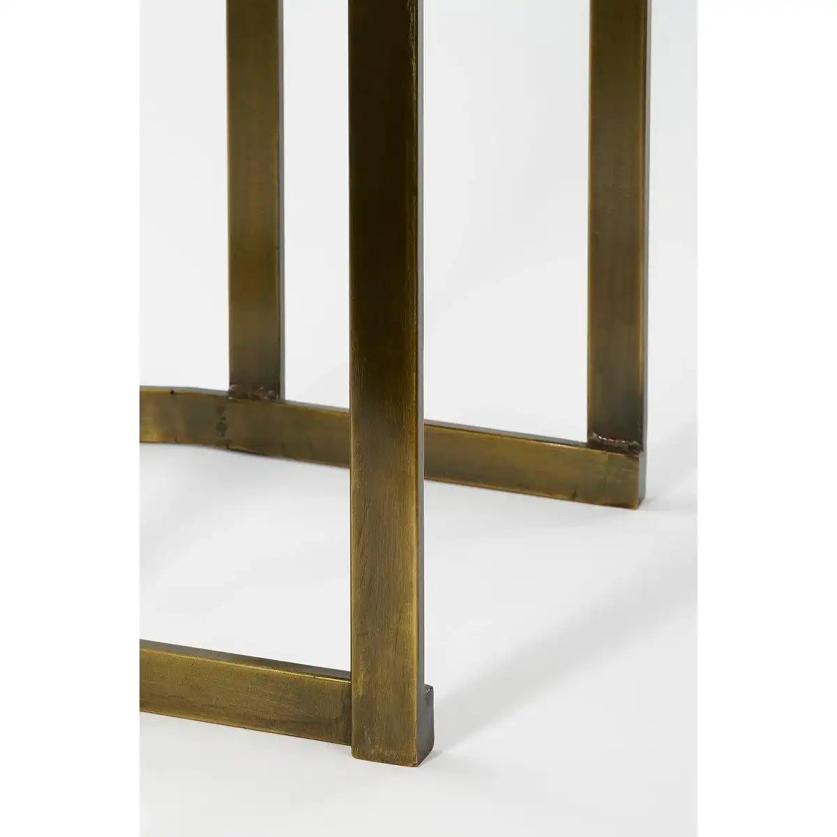 Kevin Beistelltisch – 2er-Set – L54 x B34 x H56 cm – Metall – Gold - HomeDesign Knaus