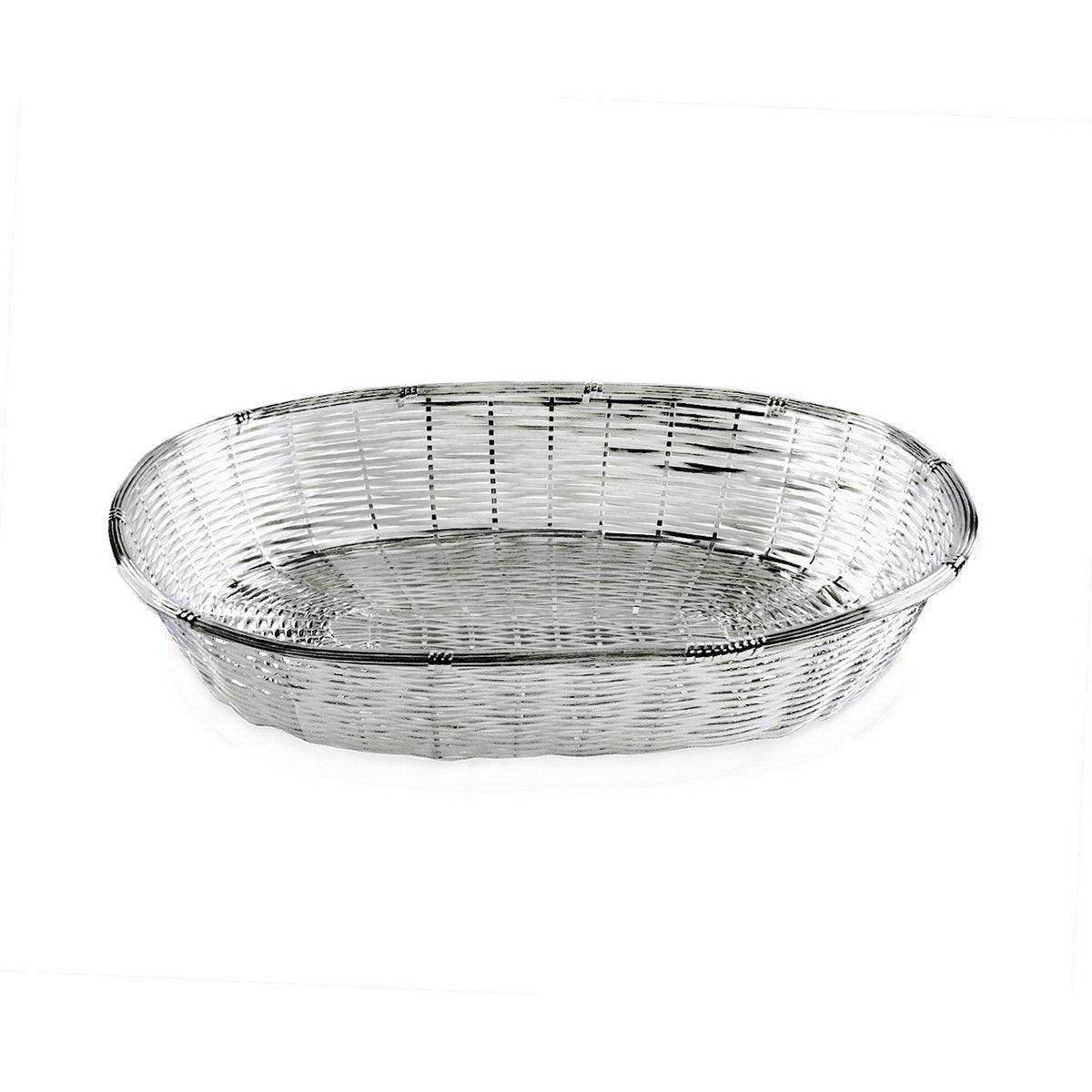 Korb Brotkorb Dekokorb Basket, edel versilbert, anlaufgeschützt - HomeDesign Knaus