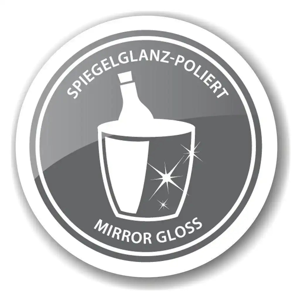 Krug Jana mit Bambusgriff, Edelstahl glänzend vernickelt Wasserkanne 1,8L - HomeDesign Knaus