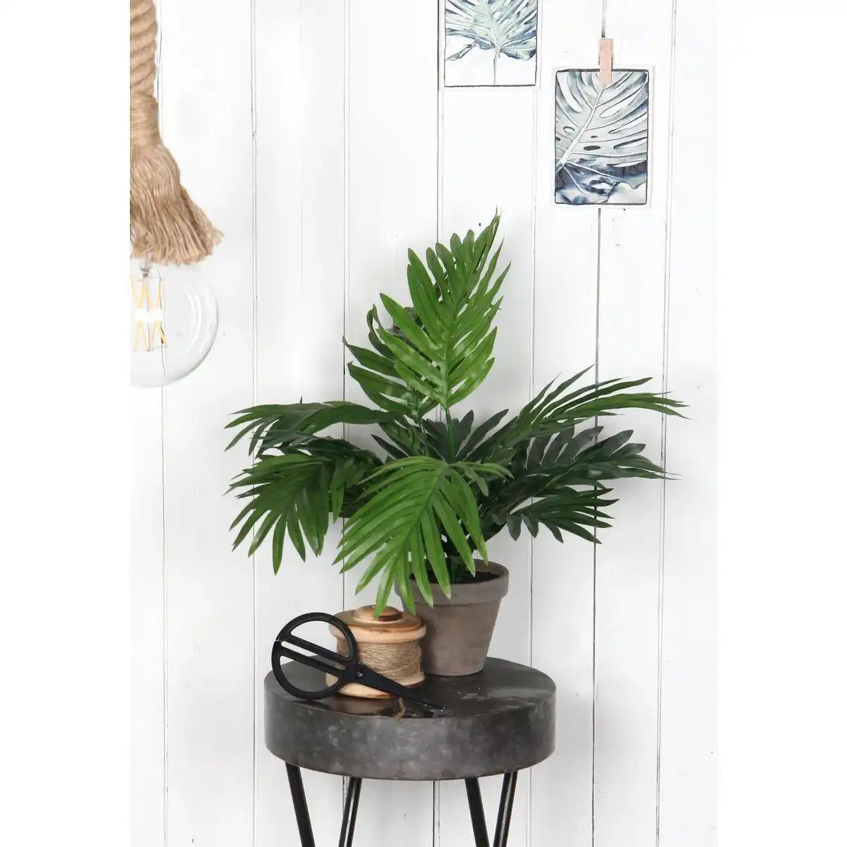 Künstliche Areca-Palme im Blumentopf Stan – H45 x Ø60 cm – Grün - HomeDesign Knaus