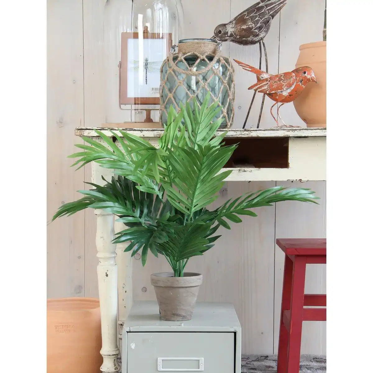 Künstliche Areca-Palme im Blumentopf Stan – H45 x Ø60 cm – Grün - HomeDesign Knaus