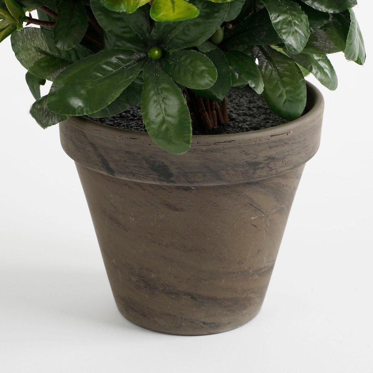 Künstliche Azaleenpflanze im Blumentopf Stan – H31 x Ø26 cm – Rot - HomeDesign Knaus