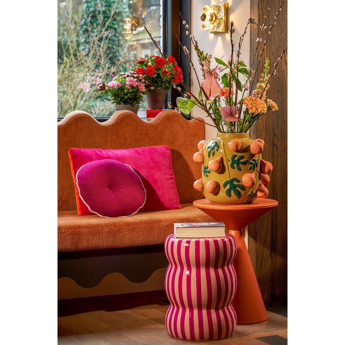 Künstliche Azaleenpflanze im Blumentopf Stan – H31 x Ø26 cm – Rot - HomeDesign Knaus