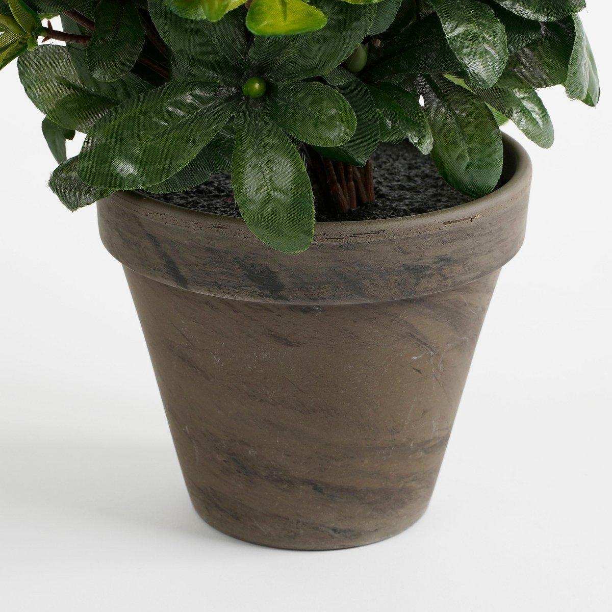 Künstliche Azaleenpflanze im Blumentopf Stan – H31 x Ø26 cm – Rot - HomeDesign Knaus