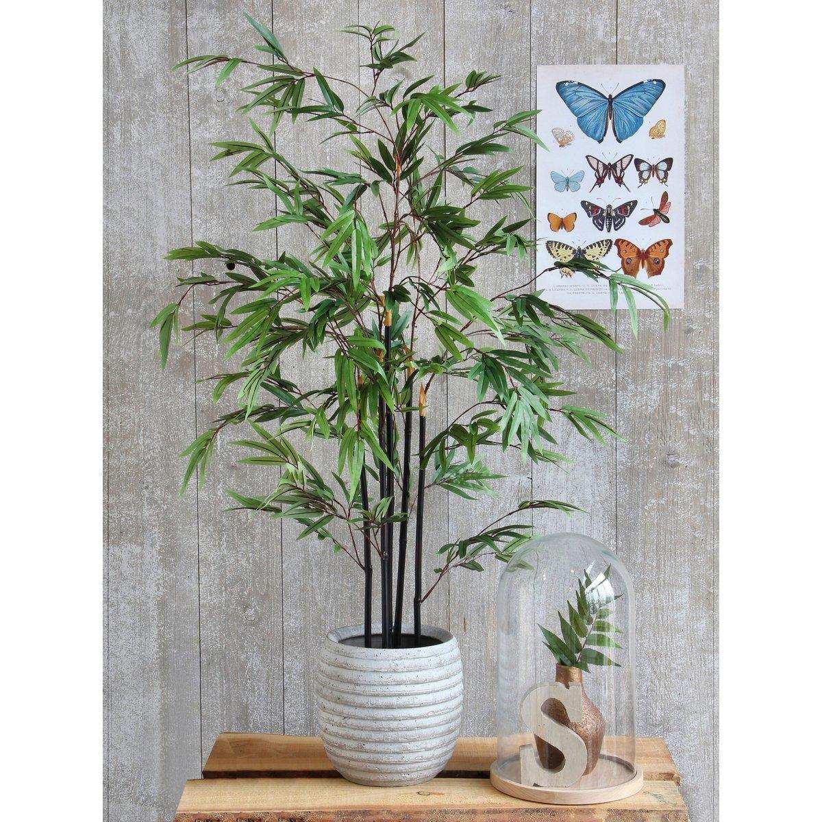Künstliche Bambuspflanze – H120 x Ø75 cm – Grün - HomeDesign Knaus